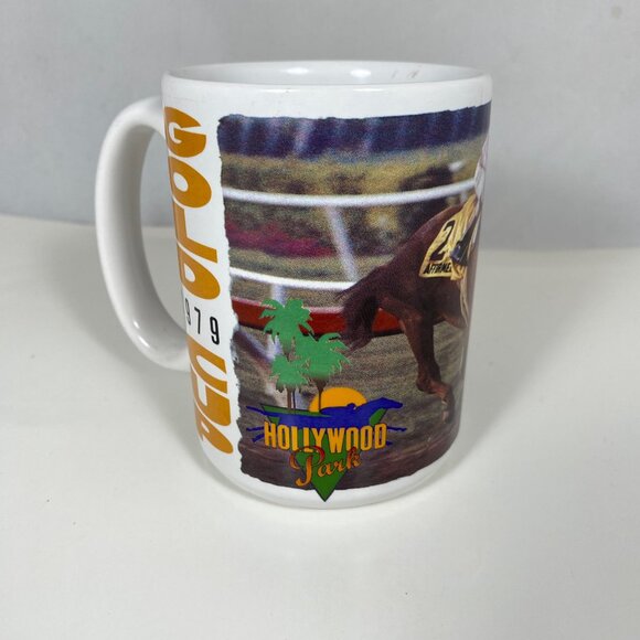 Vintage Hollywood Park Gold Cup 1979 Affirmed Large Coffee Mug - Picture 3 of 7